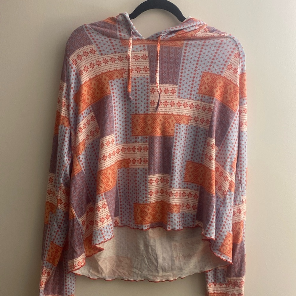 BP Nordstrom Blue Dream Crafted Fairisle Sweatshirt XL